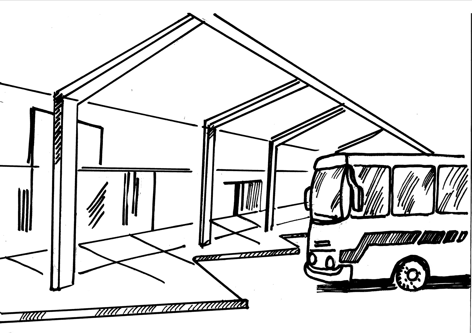 clipart bus station - photo #31